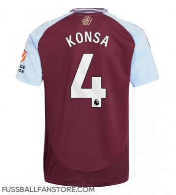 Aston Villa Ezri Konsa #4 Replik Heimtrikot 2024-25 Kurzarm